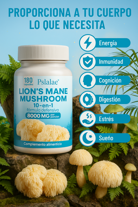 Melena de león-El hongo potenciador y regenerativo de neuronas.