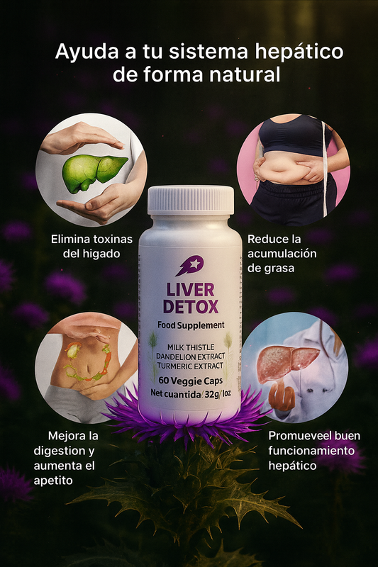 Cardo mariano, diente de león & cúrcuma: Cuidado Hepático y digestivo con productos naturales