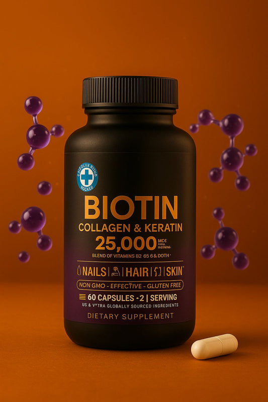 Biotina Plus+ Cabello Fuerte+Colágeno & vitaminas