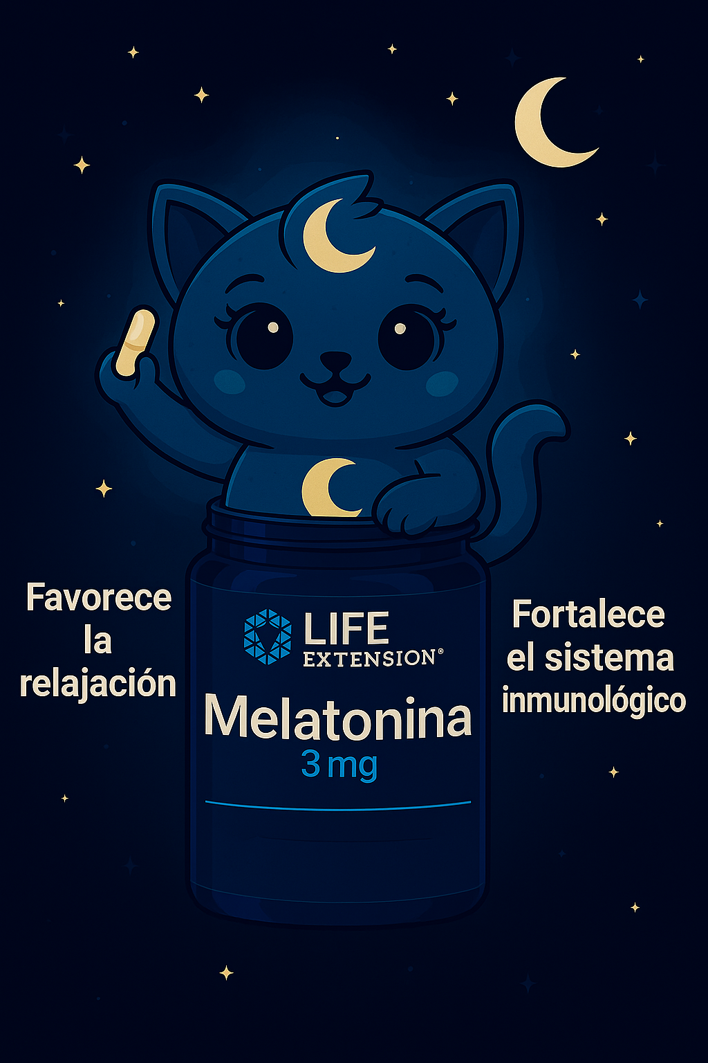 Melatonina++ pura(3mg)concentrado sueño reparador